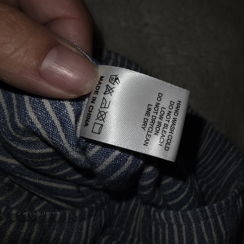 Becool Striped Wide Leg Pants Size Small - Picture 6 of 13